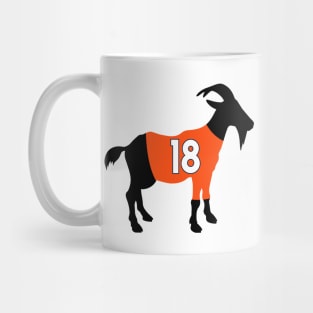 Peyton Manning GOAT Mug